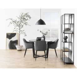 Skånska Möbelhuset Brooke Karmstol - Grå/svart -Stolar affär 21acba18a95d89e504e87368ee1742b2de