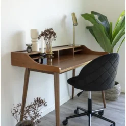 HOUSE NORDIC Hellerup Skrivbord 60x120 Cm - Valnöt Fanér -Stolar affär 2222411b29dd8472789c1a5e1397744fa1