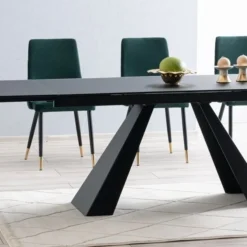 Skånska Möbelhuset Salvadore Matbord 120-180 Cm - Svart -Stolar affär 2227e3cec3af6261d1f58e35dd9ed3fa0b