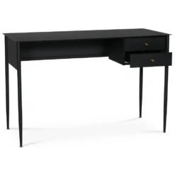 Skånska Möbelhuset Flash Skrivbord 120x50 Cm - Svart / Mässing -Stolar affär 228ee86f0352ea2b6aa07b3a0819217886