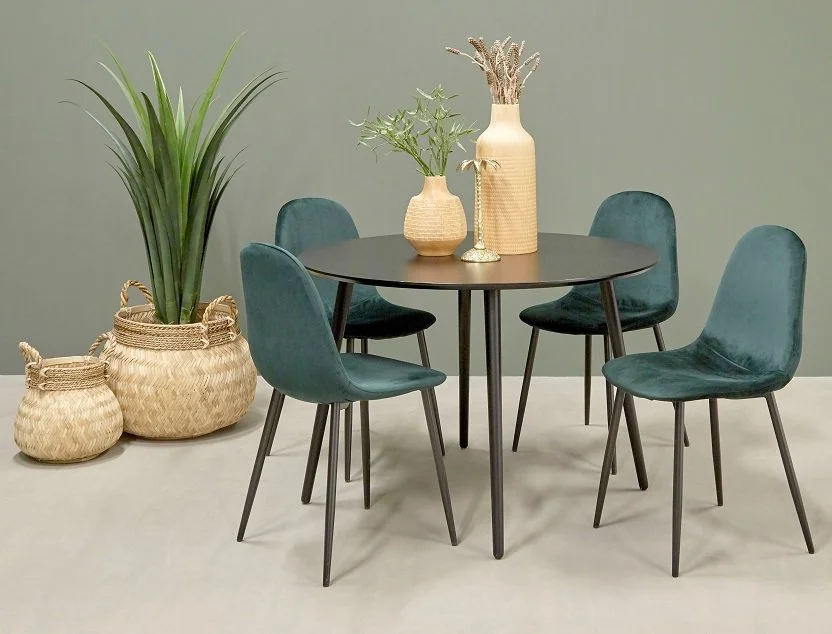 Skånska Möbelhuset Carisma Runt Matbord 110 Cm Högtryckslaminat - Svart 4 Skånska Möbelhuset Carisma Runt Matbord 110 Cm Högtryckslaminat - Svart - Bild 2