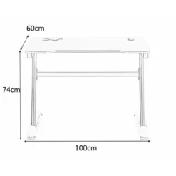 Skånska Möbelhuset Astal Skrivbord 100x60 Cm - Svart/röd -Stolar affär 2456355c7254295d695dc50c5befec29e7