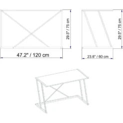 Skånska Möbelhuset Anemon Skrivbord 120x75 Cm - Vit -Stolar affär 24cd809d809647f3fa78487d4dca0c6add