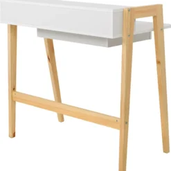 Skånska Möbelhuset Brent Skrivbord 96 X 55 Cm - Vit -Stolar affär 25489792740dea972fd27d4ce2bbbbbf09