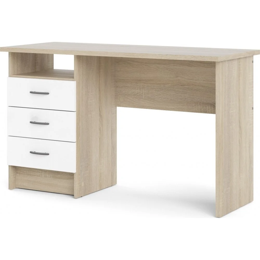 Skånska Möbelhuset Function Plus Skrivbord 120,1 X 48,1 X 72,6 Cm - Ek/vit 5 Skånska Möbelhuset Function Plus Skrivbord 120,1 X 48,1 X 72,6 Cm - Ek/vit - Bild 3