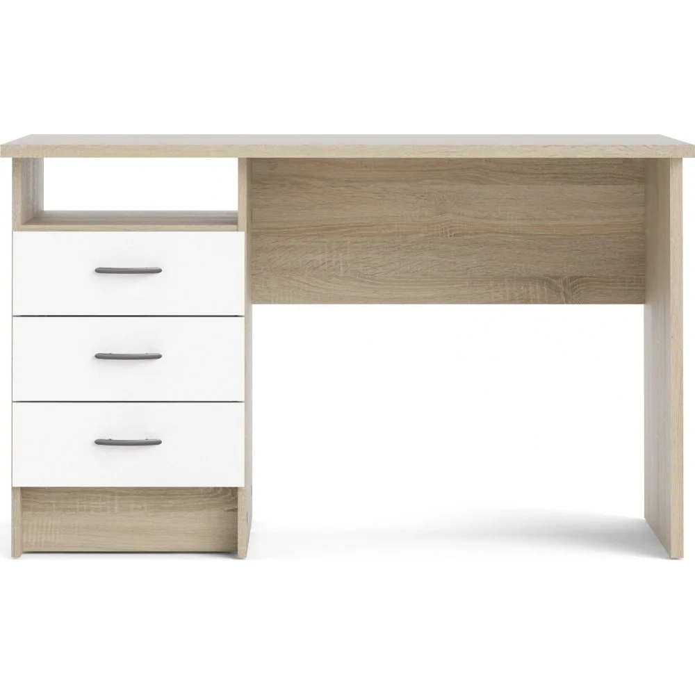 Skånska Möbelhuset Function Plus Skrivbord 120,1 X 48,1 X 72,6 Cm - Ek/vit 4 Skånska Möbelhuset Function Plus Skrivbord 120,1 X 48,1 X 72,6 Cm - Ek/vit - Bild 2