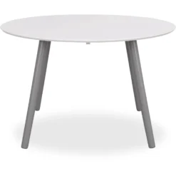 Skånska Möbelhuset Rosvik Runt Matbord 120 Cm - Vit/grå -Stolar affär 26428a986f811efc4347bc9e73ef31025f