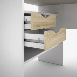 Skånska Möbelhuset Function Plus Skrivbord 145,1 X 81 X 76,8 Cm - Vit/ek -Stolar affär 2771ca7dcfab0d0d791183de92115328c8