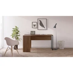 Skånska Möbelhuset Function Plus Skrivbord 145,1 X 81 X 76,8 Cm - Valnöt -Stolar affär 27788e76ddaa4f05dfd5c443b30f54eb3a