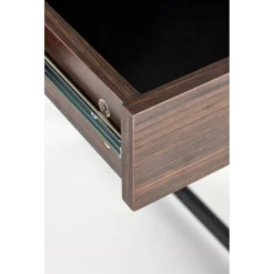 Skånska Möbelhuset Manomeza Skrivbord 123x48 Cm - Valnöt/svart -Stolar affär 27a734a2989104c796cb87fe6bc7fb002b