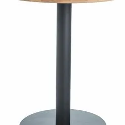 Skånska Möbelhuset Puro Matbord Ø80 Cm - Ek/svart