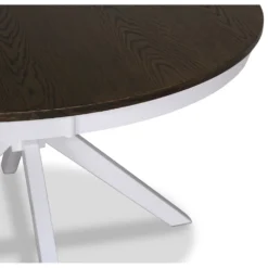 Skånska Möbelhuset Skagen Runt Matbord 120 Cm - Vit / Brunoljad Ek 5 Skånska Möbelhuset Skagen Runt Matbord 120 Cm - Vit / Brunoljad Ek -Stolar affär 28cbcf9c45c40e861c0419548326f037f7