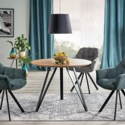 Skånska Möbelhuset Tetis Matbord Ø100 Cm - Ek -Stolar affär 2abeb7ab57887895a578792b0ec1e77184