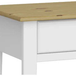 Skånska Möbelhuset Nola Skrivbord 95 X 45 Cm - Vit/beige -Stolar affär 2b20e9a284d59854732b4af62e6ab8b636