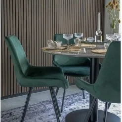 HOUSE NORDIC Bolzano Matbord - Marmorimitation/svart - ø110 -Stolar affär 2c0a32ce9a7b2b5e7cc4fa341bea92c7de