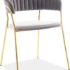 Skånska Möbelhuset Lira Matstol - Grå Sammet -Stolar affär 2d7559c8906312a4087b60675f21c3cfae