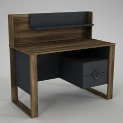 Skånska Möbelhuset Bumerang Skrivbord 120x60 Cm - Valnöt/antracit -Stolar affär 2e396d7592d5252df90083a097a079c4a7