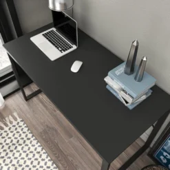 Skånska Möbelhuset Layton Skrivbord 120 X 60 Cm - Svart/antracit -Stolar affär 3016b71c0fc318b5507019ee2c78846bd3