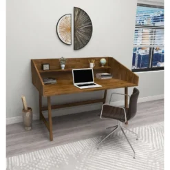 Skånska Möbelhuset Meja Skrivbord 120x60 Cm - Valnöt -Stolar affär 3112eaeb7782a5cf78c254cdf57c60465c