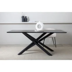 Skånska Möbelhuset Höganäs Matbord 180 Cm - Svart -Stolar affär 329c07c2d38985672f1a44a0a73ce9bc91