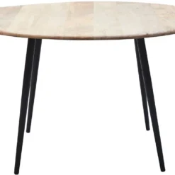 Skånska Möbelhuset Tessa Matbord Runt 160 Cm - Trä/svart