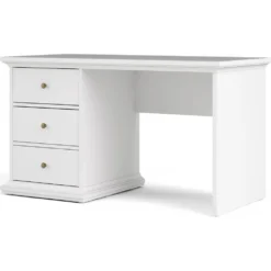Skånska Möbelhuset Paris Skrivbord 130 X 61,5 Cm - Vit -Stolar affär 32c47ed20ad302df2f2467f8fff6917c80