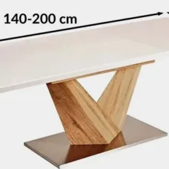 Skånska Möbelhuset Taylor Matbord 140-200 Cm - Sonoma Ek/vit -Stolar affär 32e55b7feb5ee2b1fe1b57f24149d28aa9