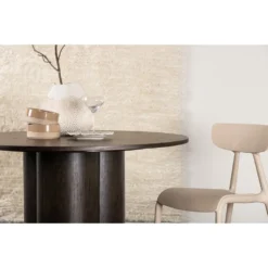 Skånska Möbelhuset Olivia Matbord Ø110 Cm - Mocka -Stolar affär 347442b8eb4902d5e3b599a984507da62d