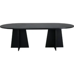 Skånska Möbelhuset Bootcut Matbord 230 X 115 Cm - Svart -Stolar affär 3484cd480d2a5fd2e4007f9c8425b3454e