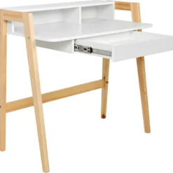 Skånska Möbelhuset Brent Skrivbord 96 X 55 Cm - Vit -Stolar affär 3564f92fd38a96c36455672c26adae195a