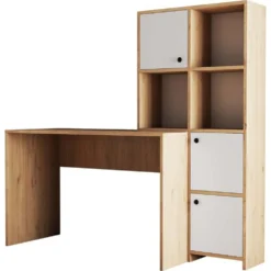 Skånska Möbelhuset Silence Skrivbord 71,8x25 Cm - Ek/vit