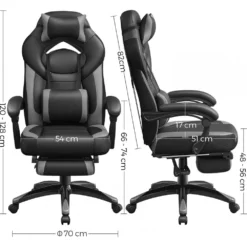 Skånska Möbelhuset Waldemar Kontorsstol - Svart/grå -Stolar affär 360bd13b268bcfdaef4f3f39345fc3e692