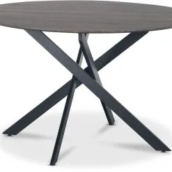 Stolar affär 24 Skånska Möbelhuset Hogrän Matbord Ø120 Cm - Brunbetsad