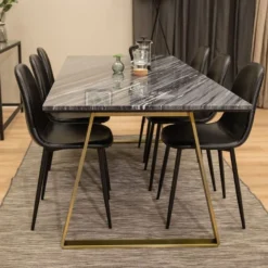 Skånska Möbelhuset Kvarnbacken Matbord 200 Cm - Matt Mässing/marmor 13 Skånska Möbelhuset Kvarnbacken Matbord 200 Cm - Matt Mässing/marmor -Stolar affär 37c3e8e20e535032ea7f39309c089d0f5c