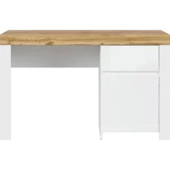 Skånska Möbelhuset Holten Skrivbord 130,2 X 56,5 Cm - Vit/ek -Stolar affär 38feb71d1a86021a4beda0f95a6ff02d0c