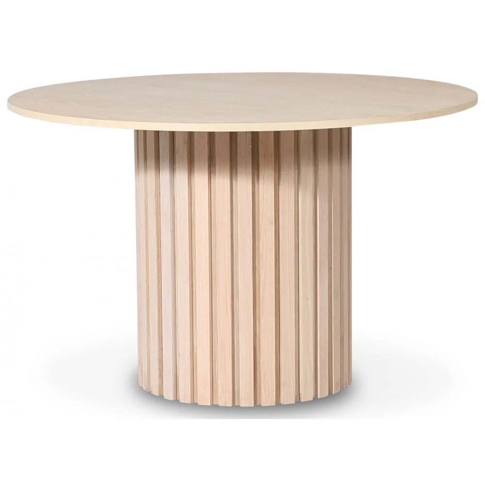 Skånska Möbelhuset PiPi Runt Matbord Ø120 Cm - Whitewash 3 Skånska Möbelhuset PiPi Runt Matbord Ø120 Cm - Whitewash