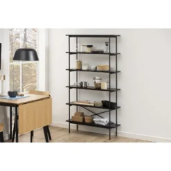 Skånska Möbelhuset Roxby Matbord 80-120 Cm - Ek/svart -Stolar affär 3923ecebdc51f006a63396b4beae878e58