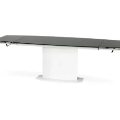 Skånska Möbelhuset Leslie Utdragbart Ovalt Matbord 160-250 Cm - Vit/svart -Stolar affär 393124edf627ea27d6ed7050af53f8ce0e