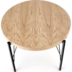 Skånska Möbelhuset Dante Matbord 100-300 - Ek/svart -Stolar affär 3a16ef09b4e1d5710cb0dc99bcb055f681