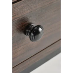 Skånska Möbelhuset Manomeza Skrivbord 123x48 Cm - Valnöt/svart -Stolar affär 3a7b07a2187fc9e1cc4f860c7a35afb63e