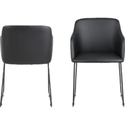 Skånska Möbelhuset Casablanca Karmstol - Svart PU -Stolar affär 3b044ac2c5e3ea50a93450d6dbe8be1362