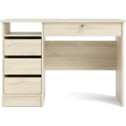 Skånska Möbelhuset Function Plus Skrivbord Med 3 Lådor 109,3 X 48,5 Cm - Ek -Stolar affär 3b7c3228f1356741947157831e29f31be3