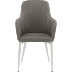 Skånska Möbelhuset Paolo Karmstol - Grå/vit -Stolar affär 3bed13806c152007201a64c9c5caa63037