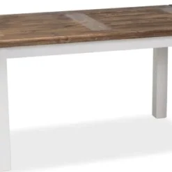 Skånska Möbelhuset Vimle Matbord 140-240 Cm - Brun/vit