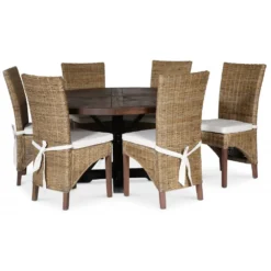 Skånska Möbelhuset Tuva Runt Matbord Ø120 Cm - Brun / Svart -Stolar affär 3c60e59477b5a50fadf28db3b3ac1cebd5