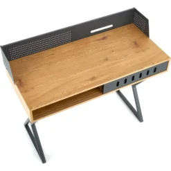 Skånska Möbelhuset Stalas Skrivbord 110x51 Cm - Ek/svart -Stolar affär 3c9096b2d82c258af0e886c6594fe100b3