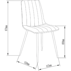 Skånska Möbelhuset Kayla Stol - Brun Sammet -Stolar affär 3d266ce679de55e44c3391ae6a5181553f
