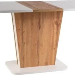 Skånska Möbelhuset Calipso Matbord 110-145 Cm - Vit/ek