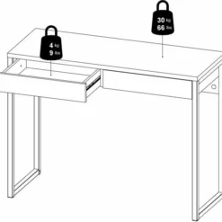Skånska Möbelhuset Function Plus Skrivbord 101,6 X 40 X 76,5 Cm - Valnöt 24 Skånska Möbelhuset Function Plus Skrivbord 101,6 X 40 X 76,5 Cm - Valnöt -Stolar affär 3e464c70b9dfe9ff7609f70befd1adb5bc