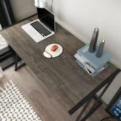 Skånska Möbelhuset Adelaide Skrivbord 114 X 60 Cm - Svart/mörkgrå -Stolar affär 3f04eb9919afaad29f10e776fdfc3716dc